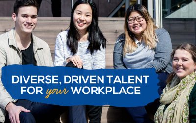 Diverse, driven talent for your workplace
